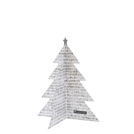 detail Bastion Collections Xmas TREE - ČÁRKY, set 3 stromků, (25,20a15cm)