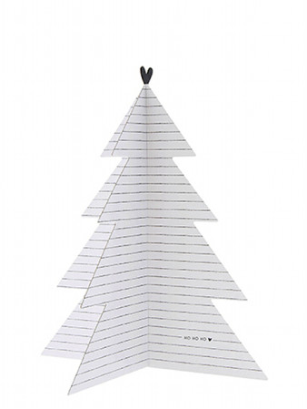detail Bastion Collections Dekorace Xmas TREE - STRIPES, velký, 27cm