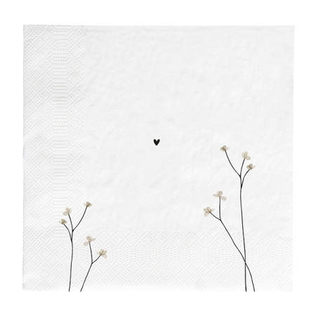 detail Bastion Collections Papírové ubrousky L - HELLO BEAUTIFUL, 20ks