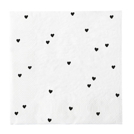 detail Bastion Collections Papírové ubrousky L - WITH LOVE ALWAYS