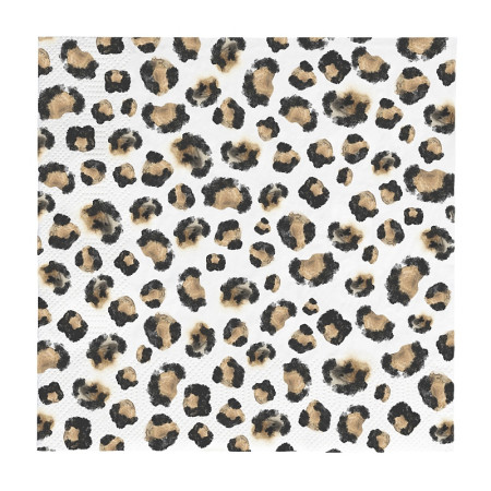 detail Bastion Collections Papírové ubrousky L - LEOPARD