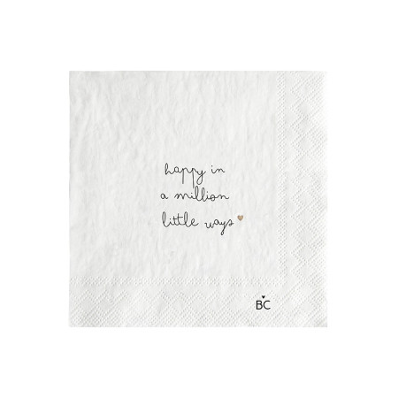 detail Bastion Collections Papírové ubrousky S - HAPPY in a million, 20ks