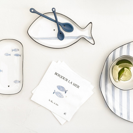 detail Bastion Collections Papírové ubrousky S - Bonjour La Mer, 20ks