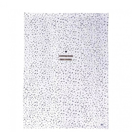 detail Bastion Collections UTĚRKA - COOKING MADE LOVE, 50x70cm in white