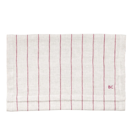 detail Bastion Collections BĚHOUN NA STŮL Natural w Stripe Rose, 50x160cm