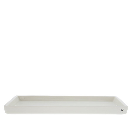 detail Bastion Collections TRAY WHITE, podnos. 28,5x10,5x2cm