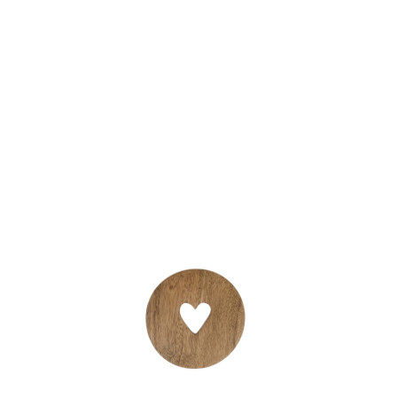 detail Bastion Collections Coaster Small round Wood Natural,