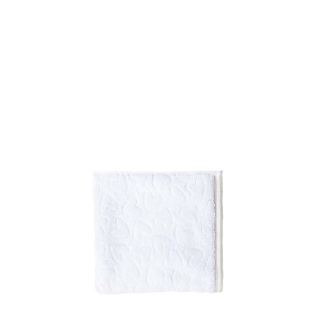 detail Bastion Collections Ručník TOWEL M, white in natural edge, 50x100cm