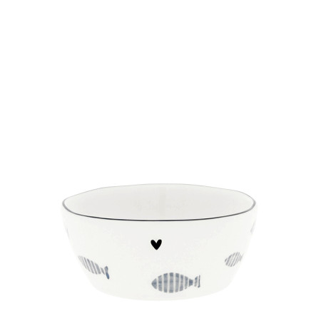 detail Bastion Collections SET 3x MINI MISKA FISH iris blue, 3x 6,8x9,5x3cm