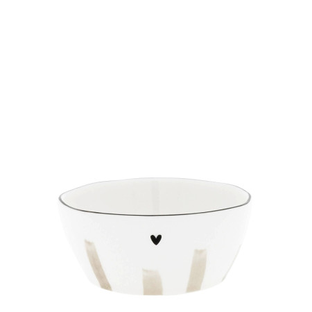 detail Bastion Collections SET 3x MINI MISKA PRINT naturale, 3x 6,8x9,5x3cm