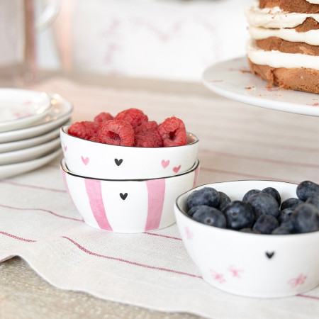 detail Bastion Collections SET 3x MINI MISKA PRINT rose, 3x 6,8x9,5x3cm