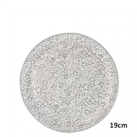 detail Bastion Collections Hrnek 300ml + talířek 19cm BLOOM in grey