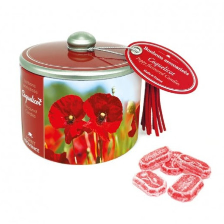 detail Esprit Provence Bonbónky v plechovce s příchutí máku, 85g