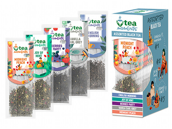 detail Tea Moments Assorted BLACK TEA, 15 sáčků, 33,6g