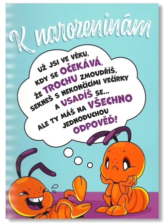 detail Albi Přání s efektem K narozeninám / It's my life