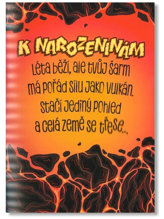 detail Albi Přání s efekty Vulkán / Eye of the Tiger (cover verze)