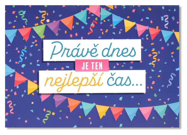 detail Albi Přání s efekty Nejlepší čas narozenin / Happy Birthday