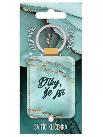 detail Nekupto Svítící klíčenka - DÍKY, ŽE JSI