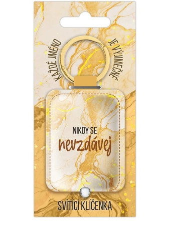 detail Nekupto Svítící klíčenka - NIKDY SE NEVZDÁVEJ