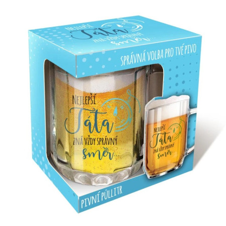 detail Nekupto DC7 Pivní půllitr NEJLEPŠÍ TÁTA