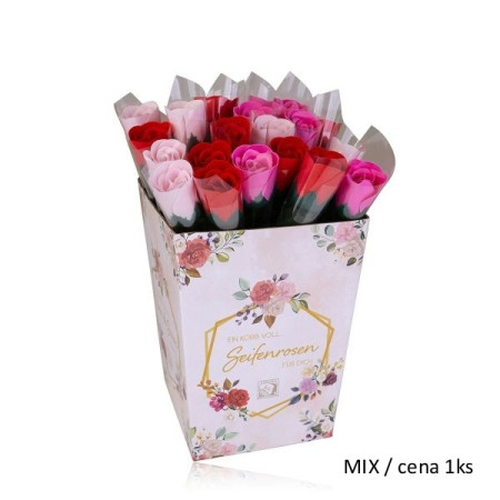 detail SALSA Mýdlový květ růže na stonku 1x 4g / MIX / cena za 1ks