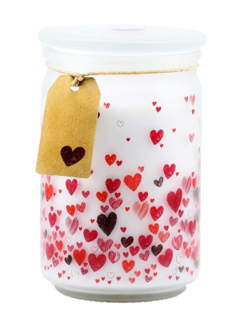 detail Emocio Vonná svíčka ve skle velká - LOVE YOU