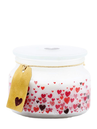 detail Emocio Vonná svíčka ve skle střední - LOVE YOU