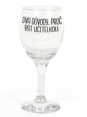 detail Albi SKLENKA NA VÍNO - DVA DŮVODY PROČ BÝT UČITELKA