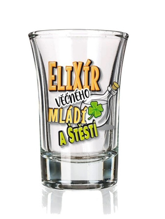detail Nekupto Humorný panák - ELIXÍR VĚČNÉHO MLÁDÍ A ŠTĚSTÍ