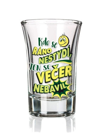 detail Nekupto Humorný panák - KDO SE RÁNO NESTYDÍ, TEN SE VEČER NEBAVIL.