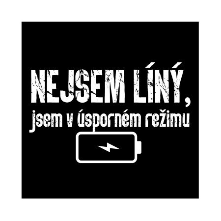detail Albi Humorné tričko - NEJSEM LÍNÝ, ..., velikost XL
