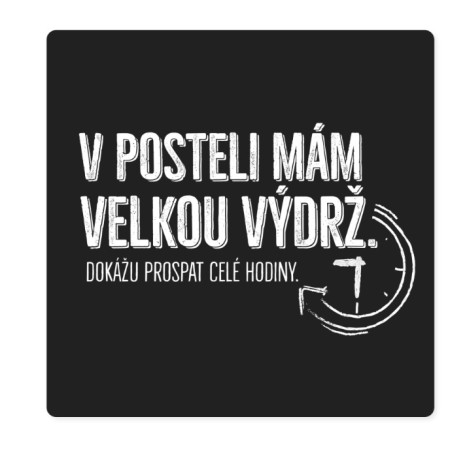 detail Albi Humorné tričko - V posteli mám velkou výdrž, velikost L
