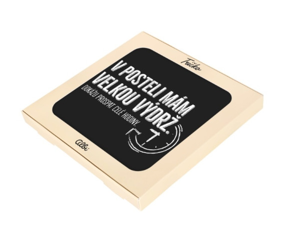 detail Albi Humorné tričko - V posteli mám velkou výdrž, velikost L