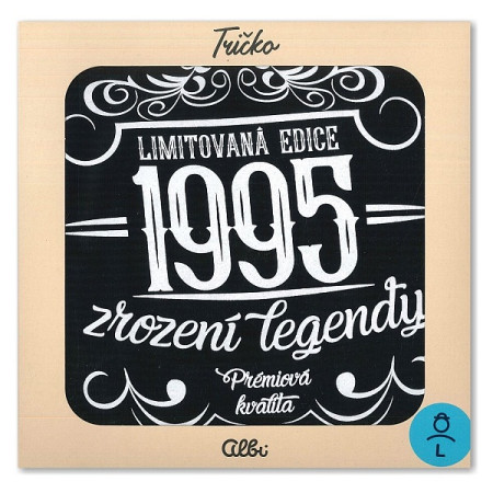 detail Albi Humorné tričko - 1995 zrození legendy, velikost L