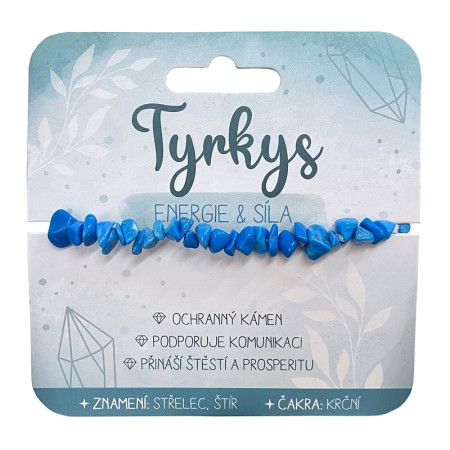 detail Nekupto Náramek TYRKYS, Energie a síla