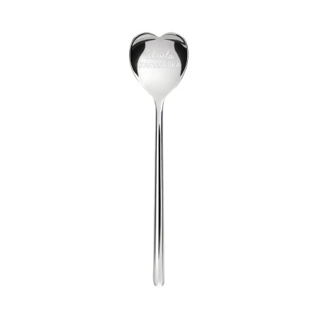 detail Albi Srdíčková lžička s textem - Skvělá kamarádka, 13,5cm