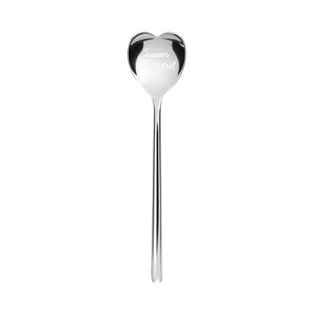 detail Albi Srdíčková lžička s textem - Super kolegyně, 13,5cm