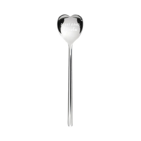detail Albi Srdíčková lžička s textem - Dobré ráno, krásko, 13,5cm