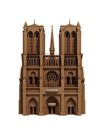 detail Cartonic 3D PUZZLE - NOTRE-DAME DE PARIS, 165 dílků. LEVEL4