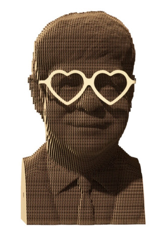 detail Cartonic 3D PUZZLE - ELTON JOHN, 118 dílků, LEVEL3