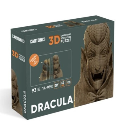 detail Cartonic 3D PUZZLE - DRACULA, 93 dílků, LEVEL2