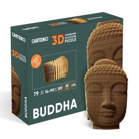 detail Cartionc 3D PUZZLE - BUDDHA, 79 dílků, LEVEL 2