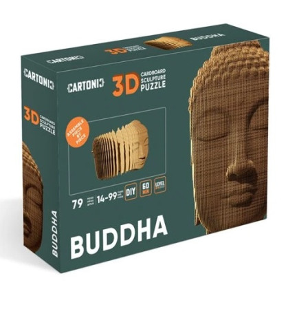 detail Cartionc 3D PUZZLE - BUDDHA, 79 dílků, LEVEL 2