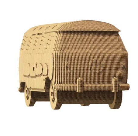 detail Cartonic 3D PUZZLE - AUTOBUS VW T1, 125 dílků, LEVEL 3