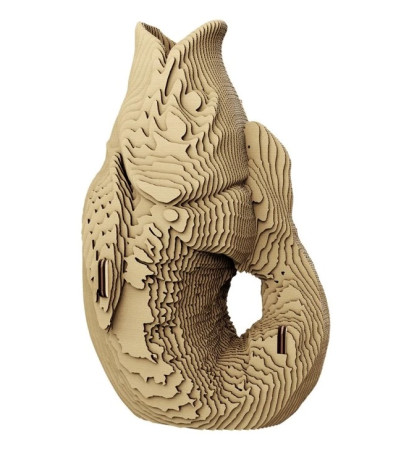 detail Cartonic 3D PUZZLE - VASE FISH, 57 dílků, LEVEL 3