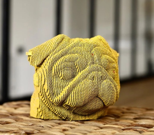 detail Cartonic 3D PUZZLE - PUG, 96 dílků, LEVEL2