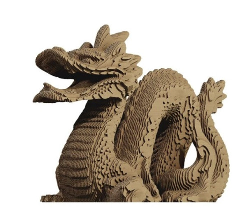 detail Cartonic 3D PUZZLE - DRAGON, 126 dílků, LEVEL3