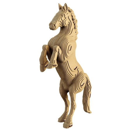 detail Cartonic 3D PUZZLE - HORSE, 112 dílků, LEVEL5