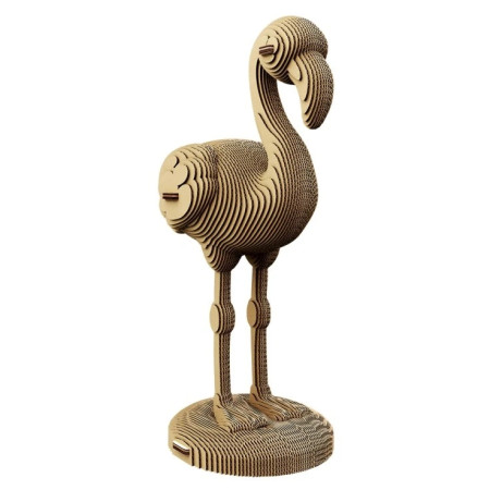 detail Cartonic 3D PUZZLE - FLAMINGO, 121 dílků, LEVEL 2