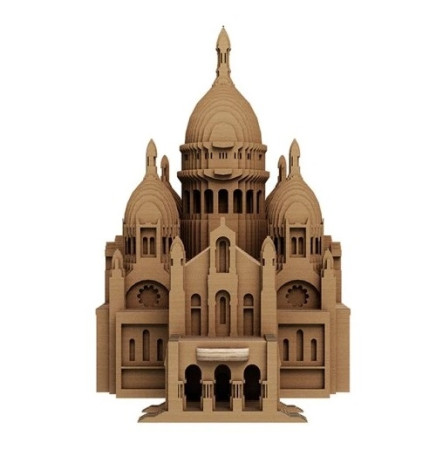 detail Cartonic 3D PUZZLE - SACRÉ-COEUR BASILICA, 146 dílků, LEVEL3
